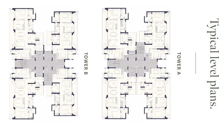 Tower A & B layout