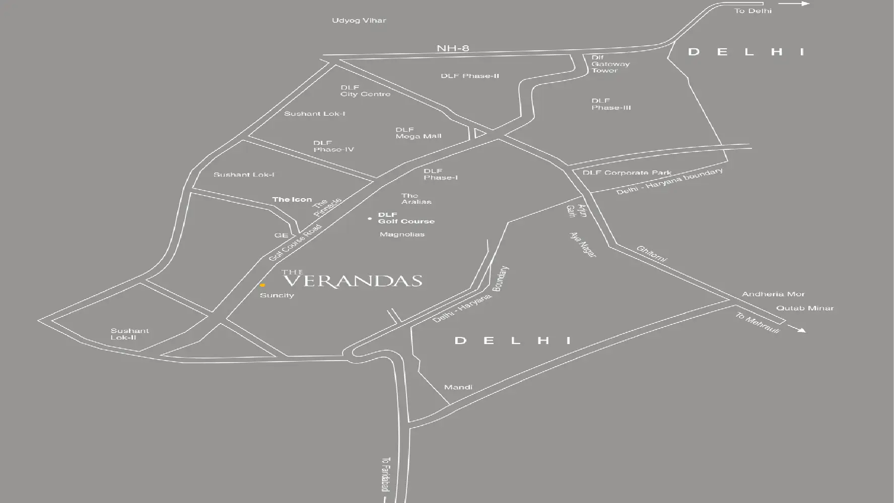 Location Map of Salcon The Verandas