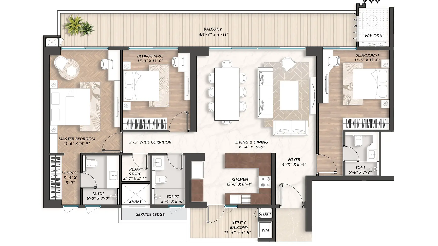 3bhk new project by aipl layout plan 3bhk new project by aipl layout plan