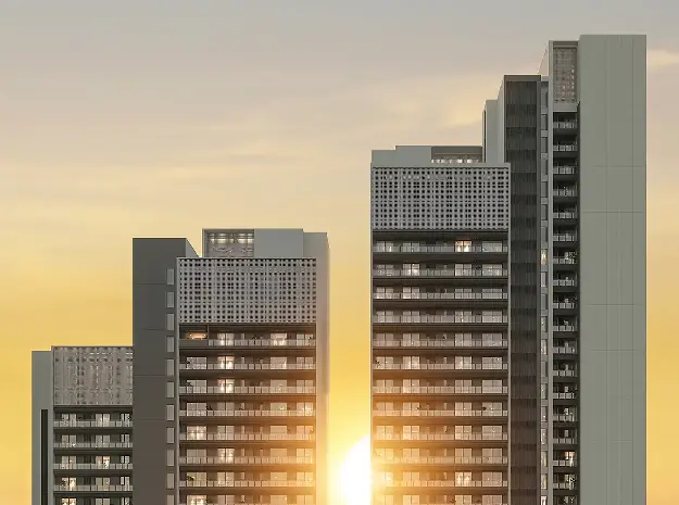 Facade View of Godrej Astra