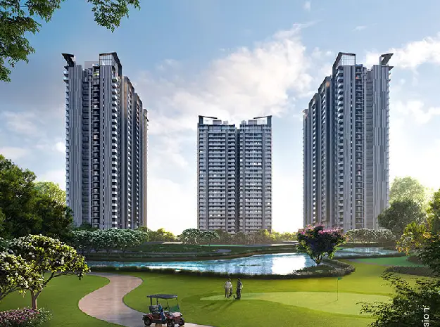 Facade View of M3M Golf Hills