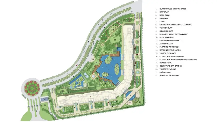 Sitemap of DLF the Camellias